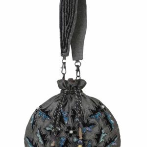 Grey Embellished Potli