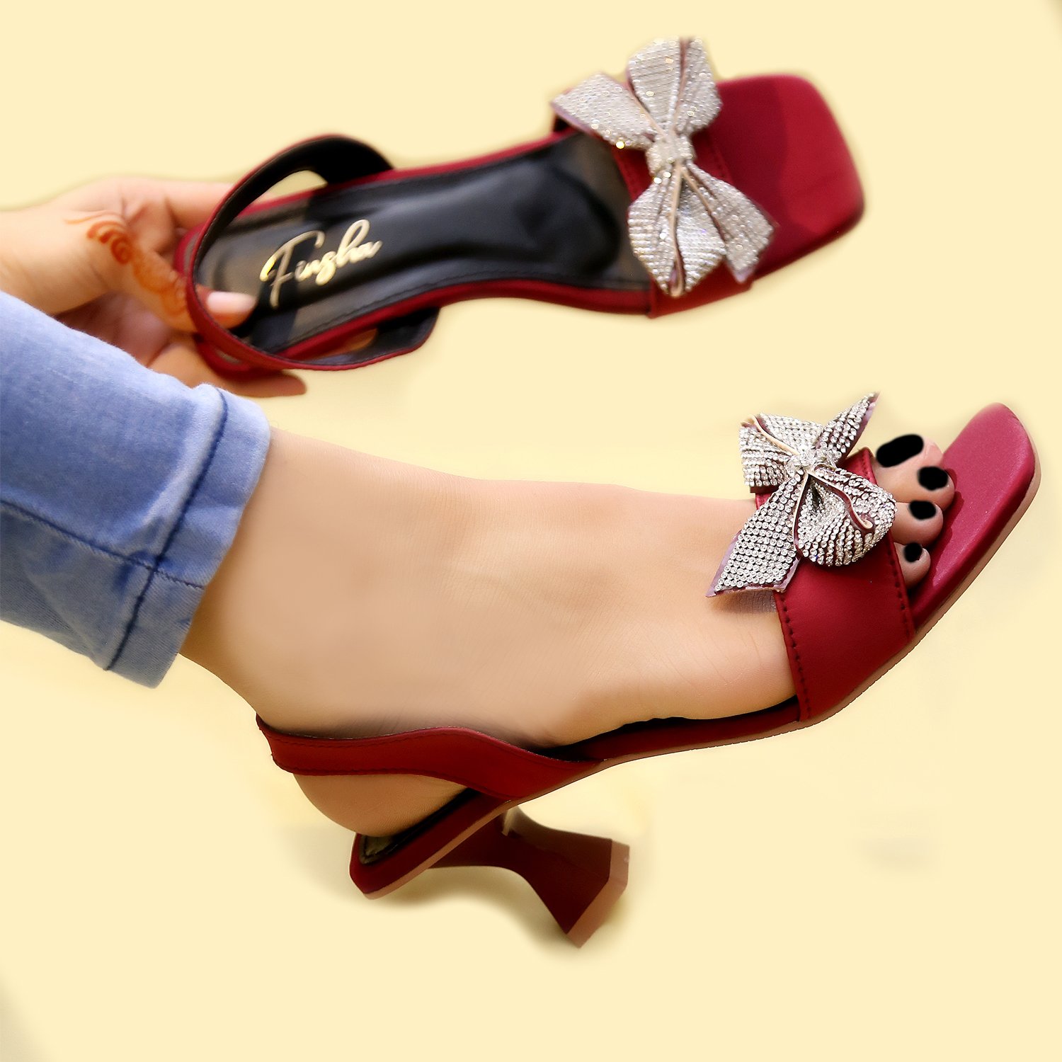 CAPRI ZARA HEEL | RED
