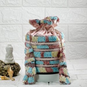 Pink Blossom Potli Bag