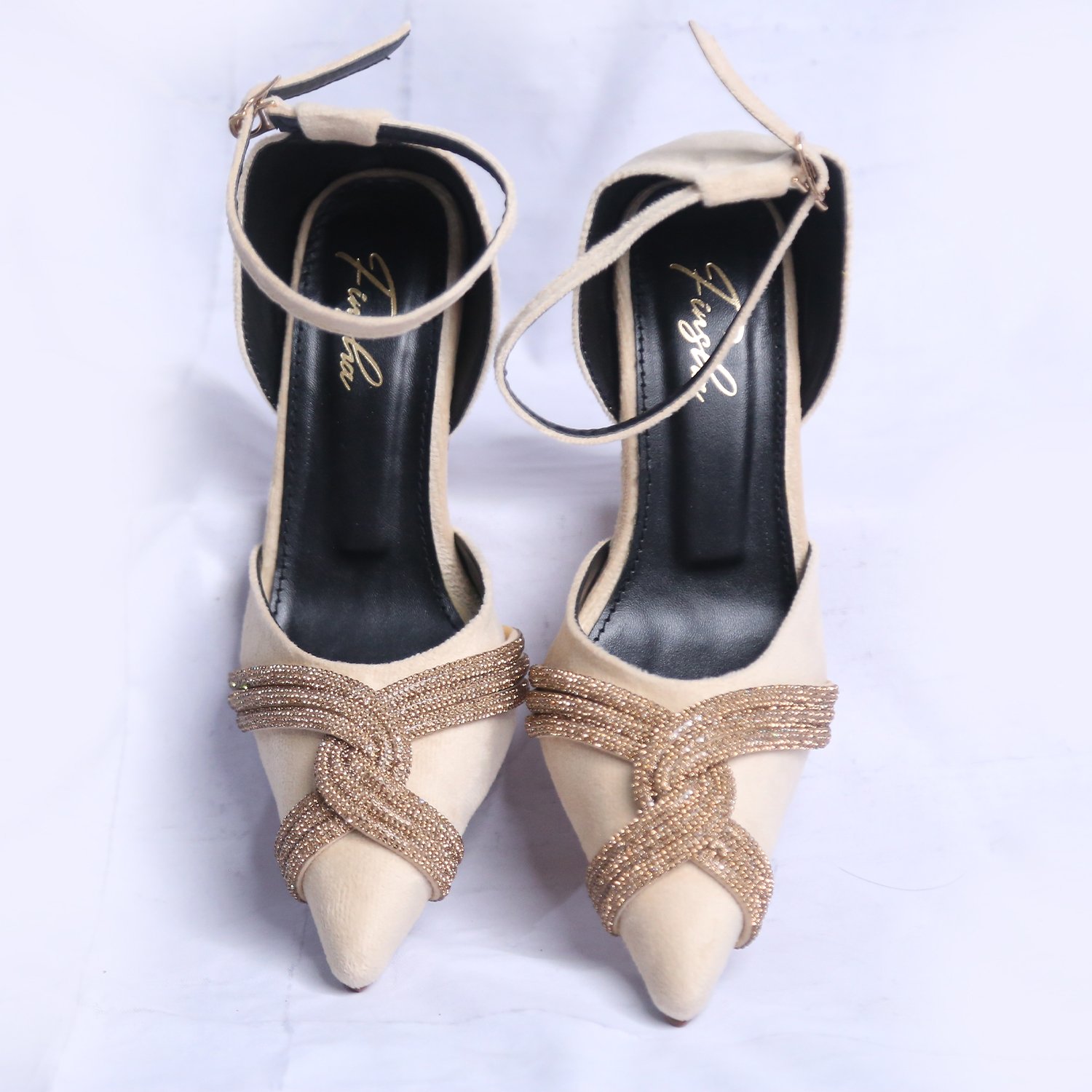 PRINCESS HEEL SANDAL | FAWN - Image 3