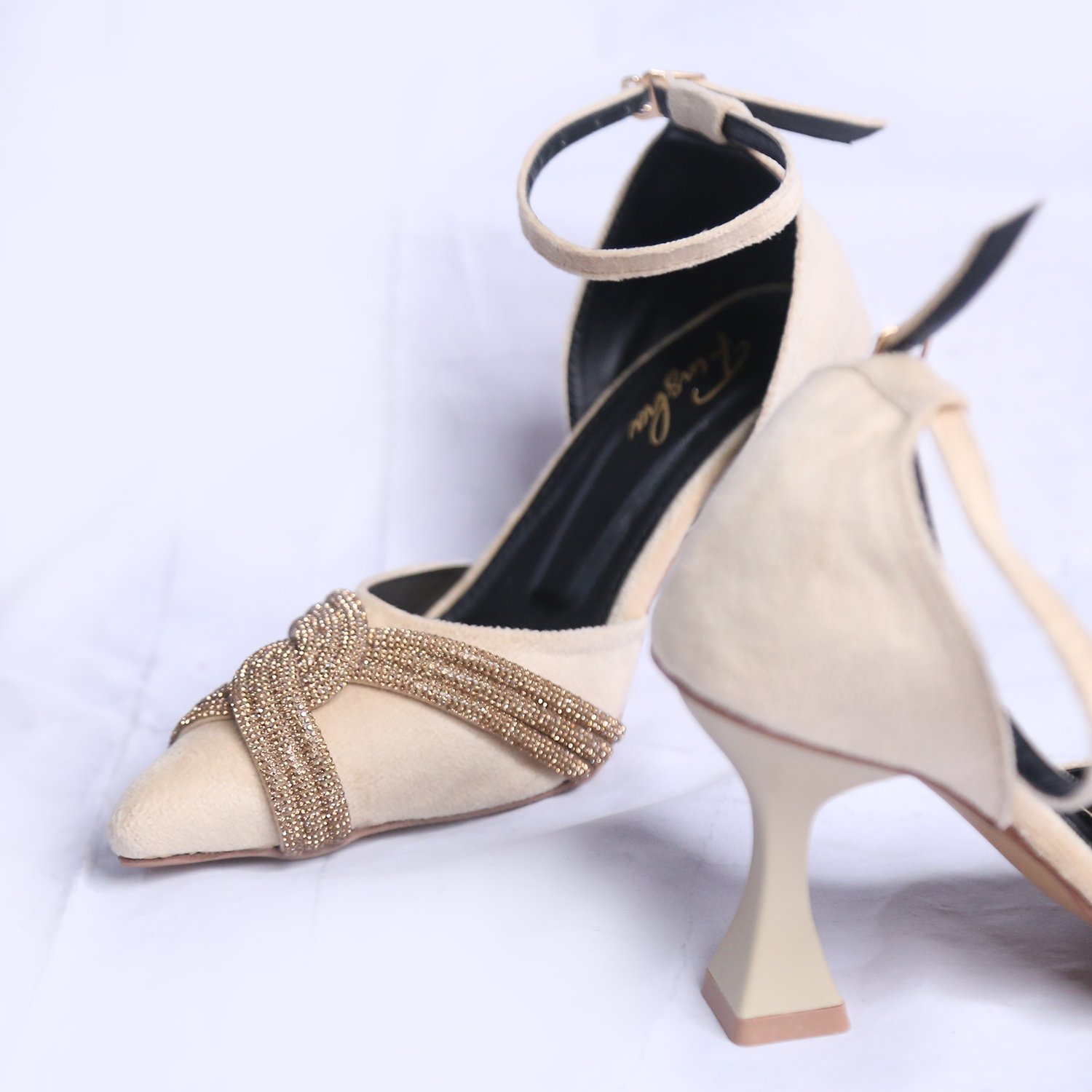 PRINCESS HEEL SANDAL | FAWN - Image 4