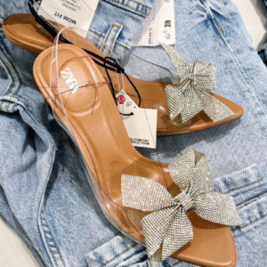 Zara Bow Pointed Heels