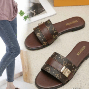 LV Lock it Studded Flat