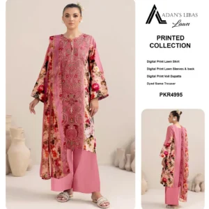 Adans Libas Printed Lawn ZA-41
