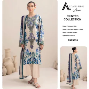 Adans Libas Printed Lawn ZA-45