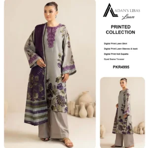 Adans Libas Printed Lawn ZA-49