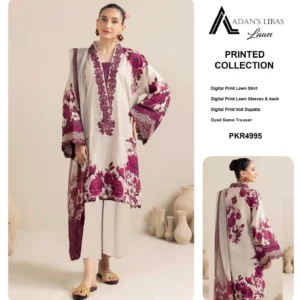 Adans Libas Printed Lawn ZA-46