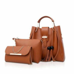 Alexa 3 Pcs bag Large Size Brown Color