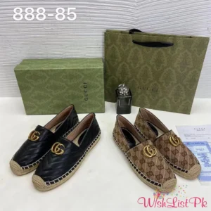 Gucci Logo Pattern Espadrilles Shoes