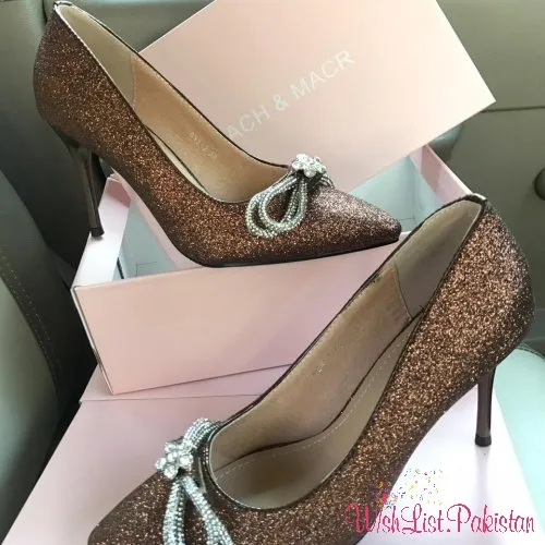 Mach Mach Glitter Heels