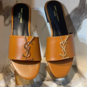 Ysl Plain Slippers