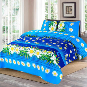 3 Pcs Cotton Bedsheet-Jasmine (Premium)