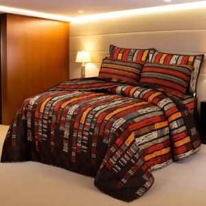 7 Pcs Comforter Set DZ-67 ( light weight filling )
