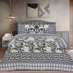 3 Pcs Cotton Bedsheet-Erotic (Premium)