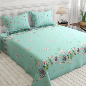 3 Pcs Cotton Bedsheet- Decent (Premium)