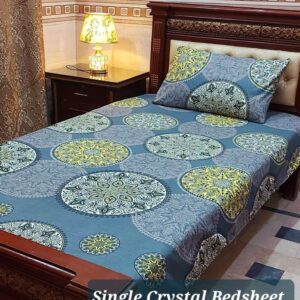 Single Bedsheet-07 Blue