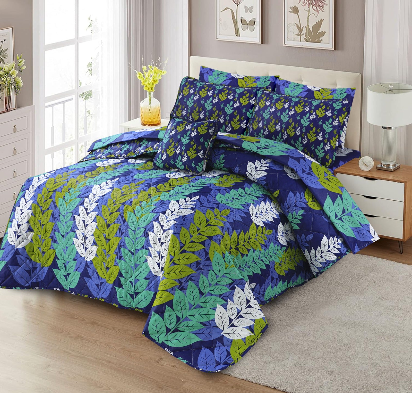 7 Pcs Comforter Set-B41