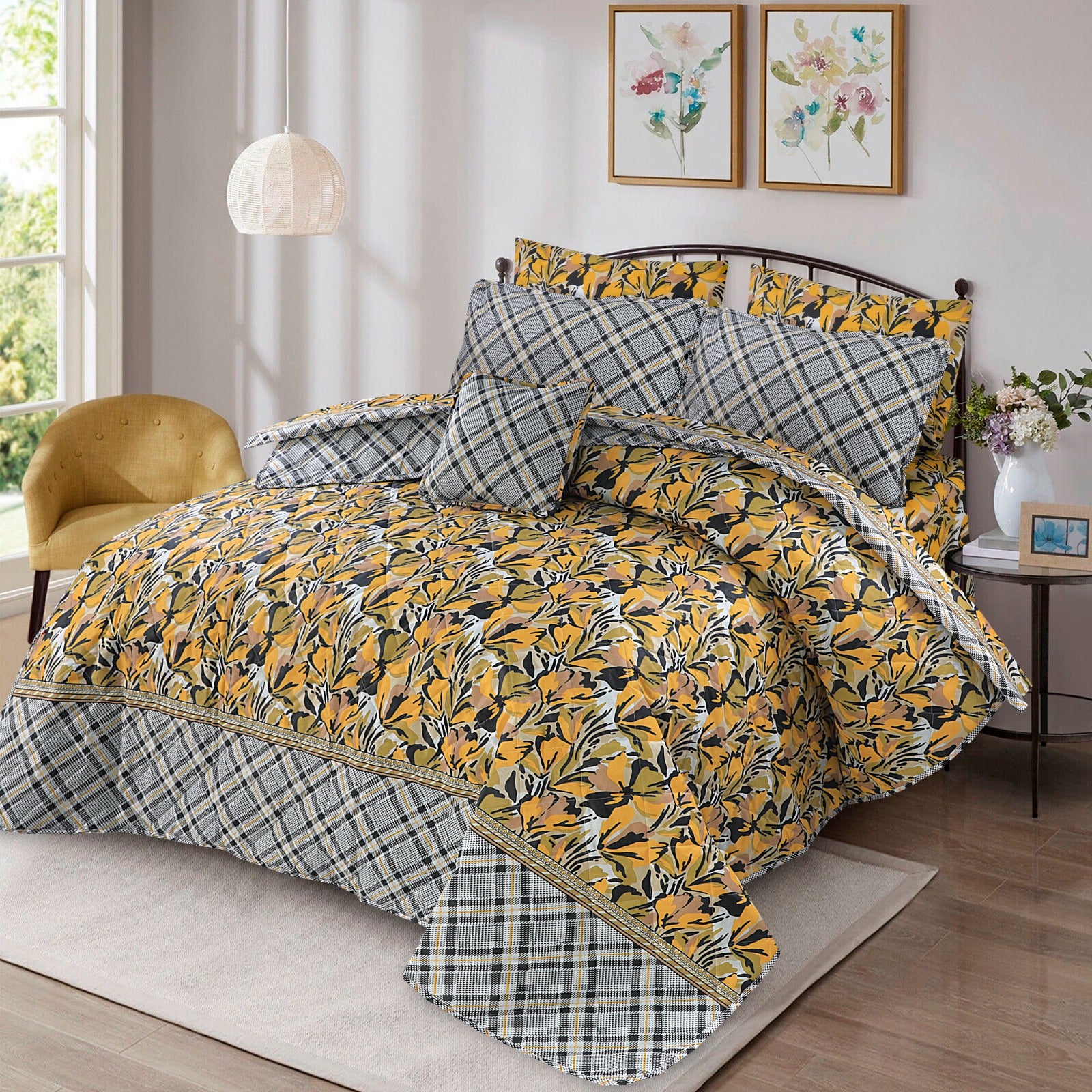 7 Pcs Comforter Set-B51