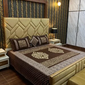 Velvet Bridal Bedsheet Set-4 Pcs 11