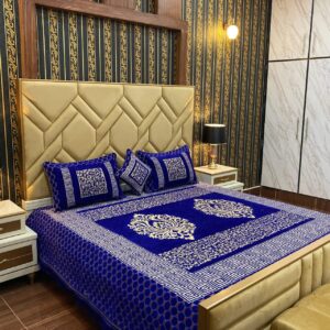 Velvet Bridal Bedsheet Set-4 Pcs 13