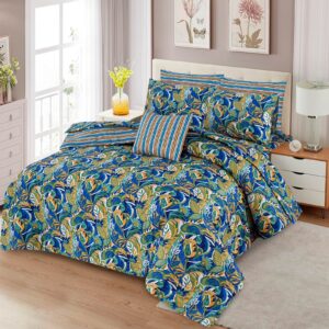 7 Pcs Comforter Set TFH-1099 (Light Filling)