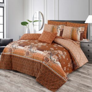 7 Pcs Comforter Set DZ-61 ( light weight filling )