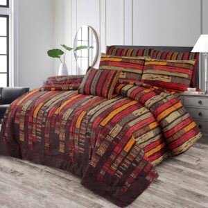 7 Pcs Comforter Set DZ-58 ( light weight filling )